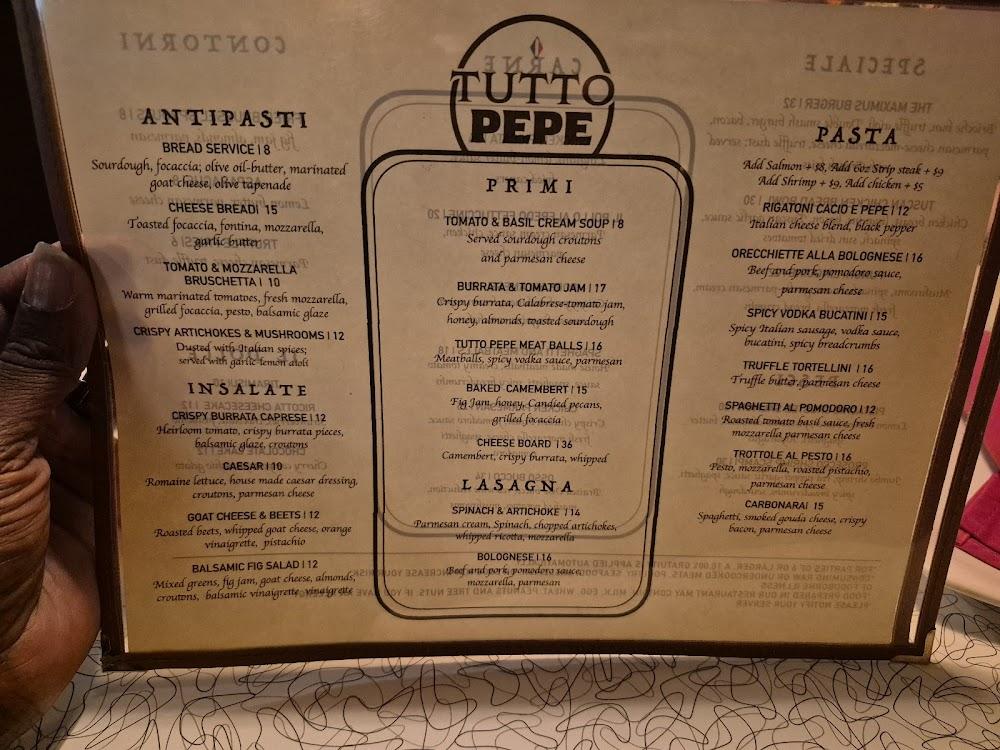 Tutto Pepe Osteria Menu image 4